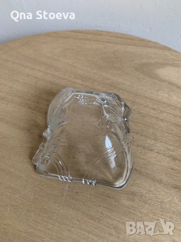 Комплект - 6 бр стъклени купички за ядки и 4 бр стъклени плата, снимка 6 - Други - 37762966