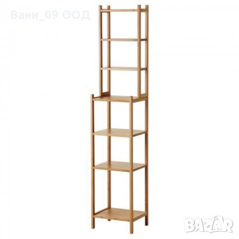 Голяма бамбукова етажерка за баня, снимка 3 - Етажерки - 32203625