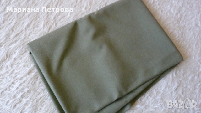 Парче плат "ГАБАРДИН"-160х154 см. цвят петролен 