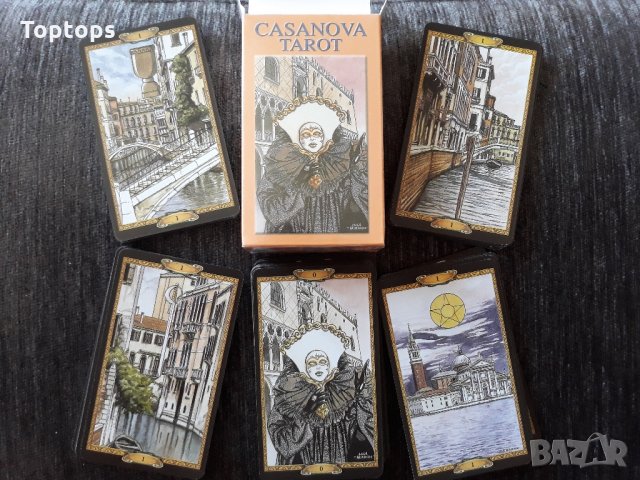 Таро за любовни гадания: Casanova Tarot & Decameron Tarot & Erotic FantasyTarot , снимка 4 - Карти за игра - 33813796