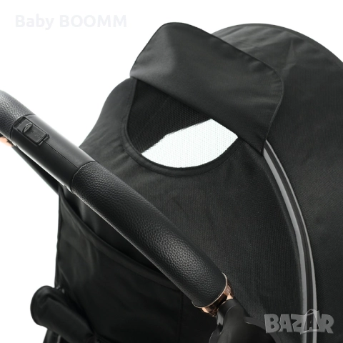 Детска Лятна Количка Baby Boomm Черна, снимка 8 - Детски колички - 52009989