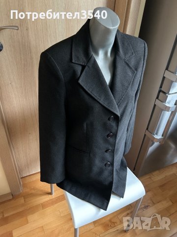 Черно дълго сако, снимка 8 - Сака - 42849532
