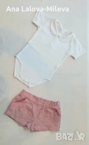 ЛОТ-ове висококачествени бебешки дрехи размер 74, снимка 7 - Комплекти за бебе - 38969412