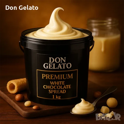 Бял течен шоколад Don Gelato Premium – 1 кг, снимка 2 - Други - 51268369