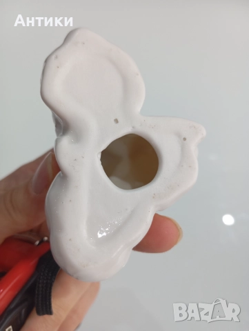 Стара порцеланова фигура с котета , снимка 9 - Декорация за дома - 52661356