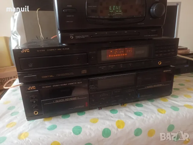 JVC CD Player и Касетен дек, снимка 4 - Аудиосистеми - 55829988