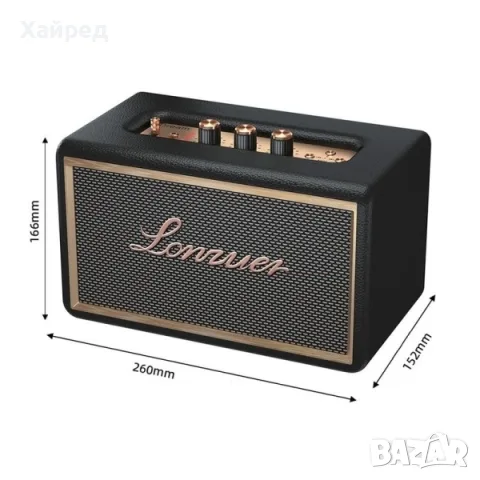 Нова Преносима блутут тонколона Lonzuer, снимка 7 - Bluetooth тонколони - 56248197