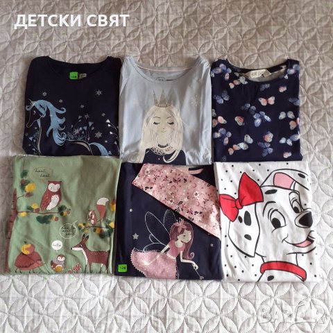 Нови тениски,блузи и клинове , снимка 2 - Детски Блузи и туники - 36936274