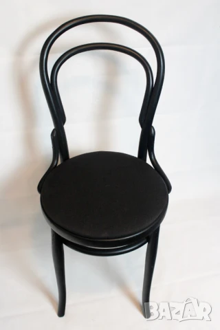 Дървени трапезни столове мека седалка черни, снимка 7 - Столове - 50730656