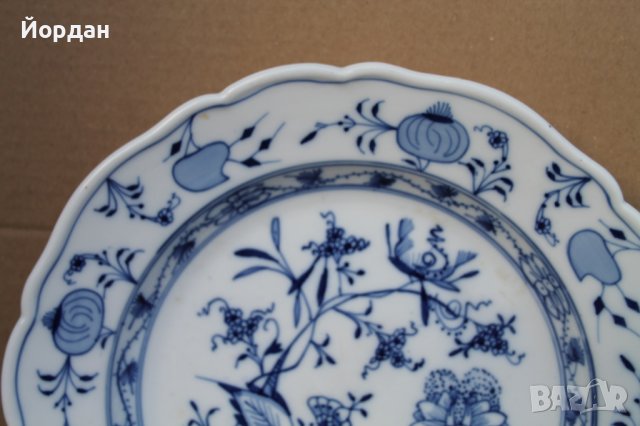 Немска чиния порцелан ''Meissen'', снимка 2 - Колекции - 42755983