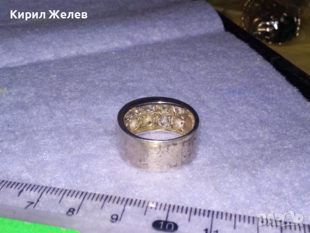 СКЪПОЦЕНЕН СРЕБЪРЕН МОДЕН БУТИКОВ ПРЪСТЕН Тип ХАЛКА СРЕБРО 925 с ЮВЕЛИРНО ИНКРУСТИРАНИ ЦИРКОНИ 34650, снимка 13 - Пръстени - 39535640