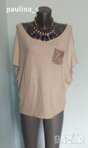 Памучна туника с дантела / голям размер Италия , снимка 3 - Туники - 37247121