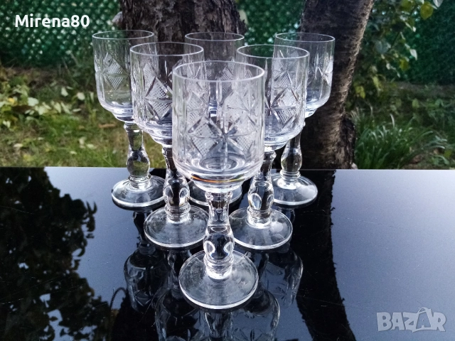 * Моника ромб * - кристален сервиз за ракия !