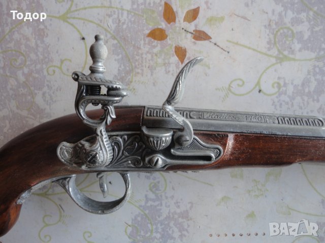 Кремъчен пистолет  1760 реплика, снимка 6 - Колекции - 40072461