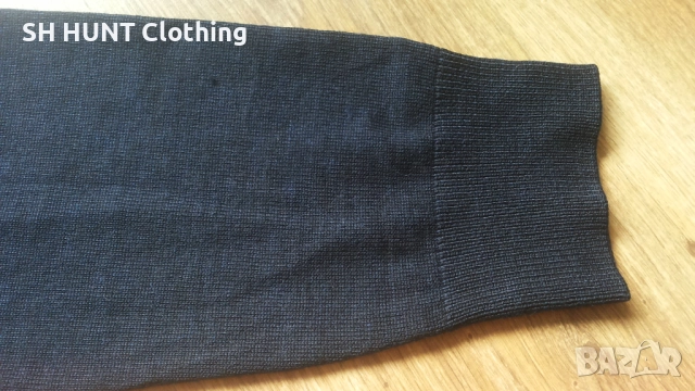 MORRIS Merino Zip Cardigan 100% Merino Wool размер L жилетка 100% Мерино вълна - 1818, снимка 8 - Пуловери - 52979025