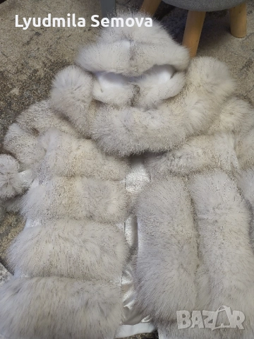 Кожено яке с качулка , снимка 4 - Якета - 51879528