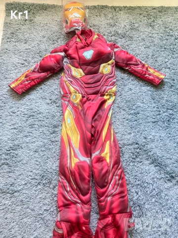 Детски костюм Iron Man (Железният човек) – Deluxe с мускули