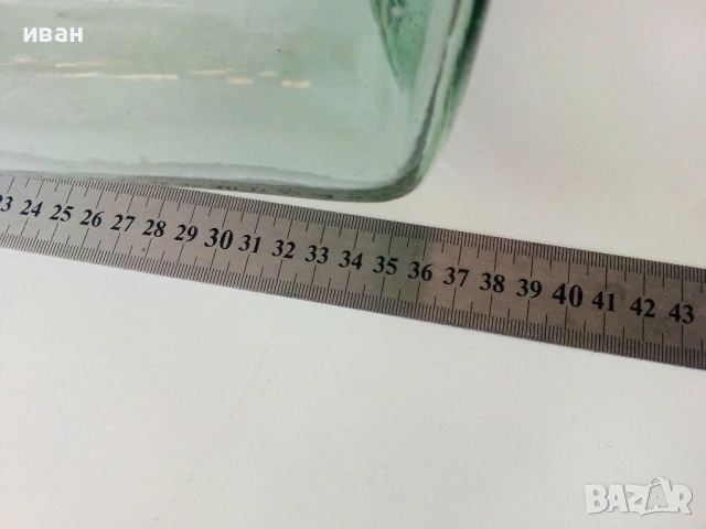 Две стари стъклени шишета / дамаджани 5 литра, снимка 13 - Други ценни предмети - 53105773