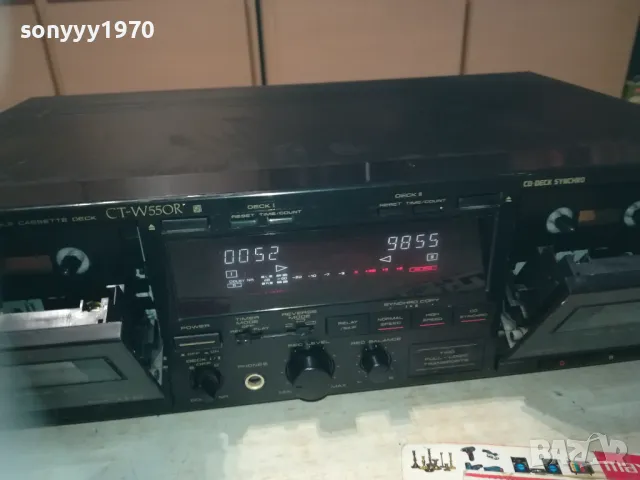 PIONEER CT-W550R DECK-MADE IN JAPAN ВНОС SWISS LNWC2210241102, снимка 10 - Декове - 47673615