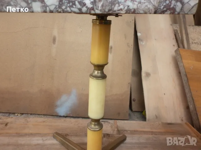 Масивна масичка камък НРБ, снимка 4 - Антикварни и старинни предмети - 49204762