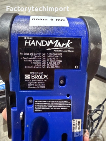 Етикетен принтер Brady HandiMark TLS2200, снимка 2 - Принтери, копири, скенери - 51473271