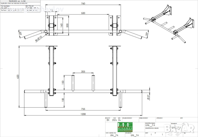 Универсален фитнес лост за стена или таван, снимка 7 - Фитнес уреди - 9384061