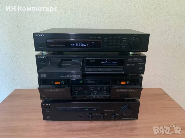 Продавам сет от четири компонента Sony, снимка 2 - Ресийвъри, усилватели, смесителни пултове - 50961435