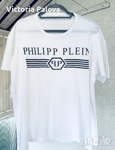 Маркова тениска оригинал PHILIPP PLEIN, снимка 2 - Тениски - 42375186