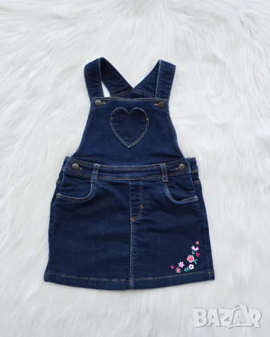 Дънков сукман 18-24 месеца, снимка 2 - Бебешки рокли - 48937970