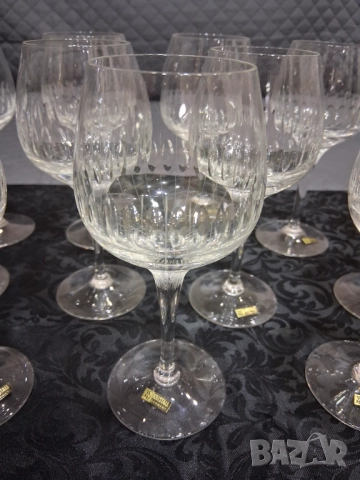 Комплект 12 чаши немски кристал WMF, снимка 5 - Антикварни и старинни предмети - 51937744