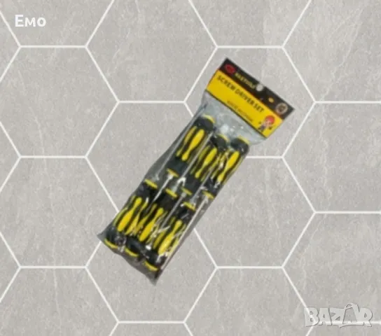 Комплект ударни отвертки 7 броя, снимка 2 - Отвертки - 47836646