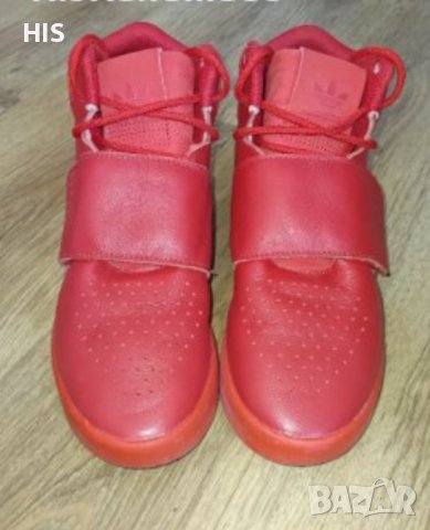 Adidas високи кецове оригинални червени Джорданки, снимка 5 - Детски маратонки - 37569587