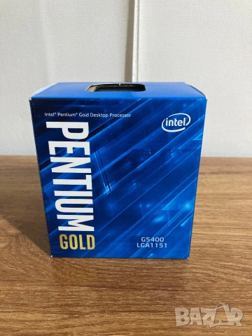 Процесор intel Pentium Gold G5400, 2C/4T, 3.7GHz, 4MB, снимка 2 - Процесори - 53057559