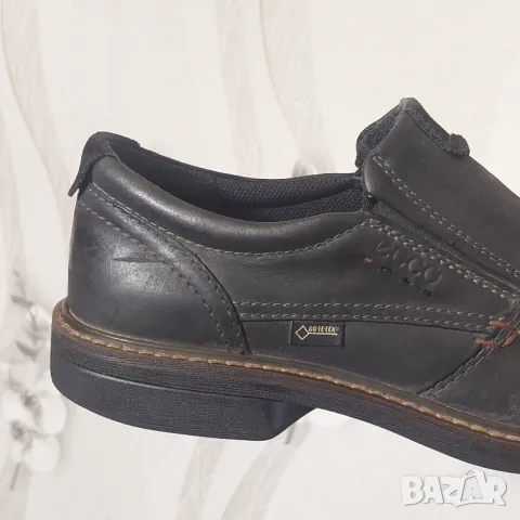 ECCO Водоустойчиви обувки от набук Turn GTX Slip-On номер 42, снимка 12 - Ежедневни обувки - 47666974