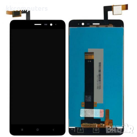 LCD Дисплей за Xiaomi Redmi Note 3 + тъч скрийн / Черен /