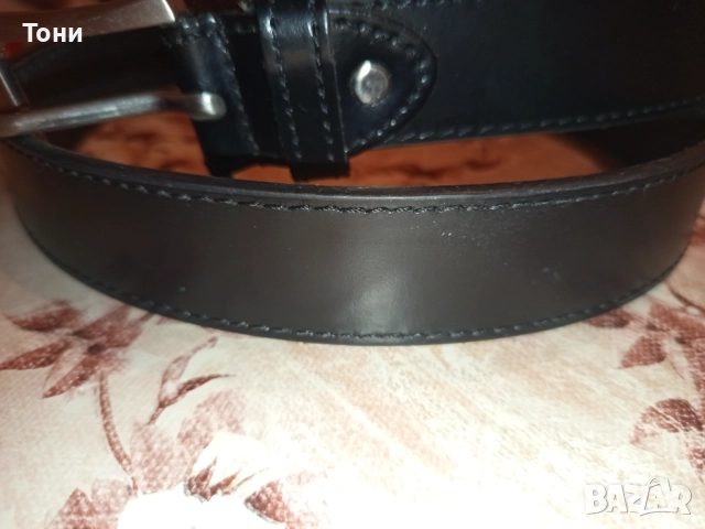 LUIGI LAMBERTO Нов Стилен Мъжки Колан Изцяло от Естествена Кожа 130см., снимка 9 - Колани - 52675787