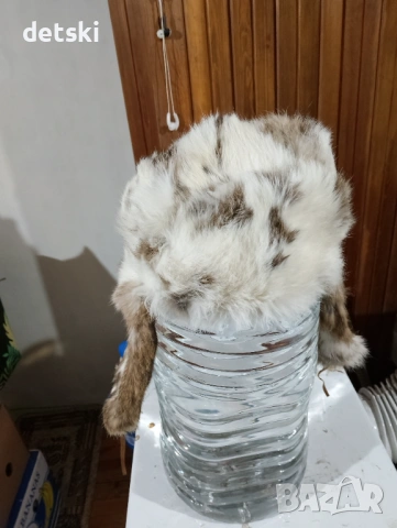 Ушанка,шапка,заешка шапка,винтич,ретро, снимка 3 - Шапки - 53329507