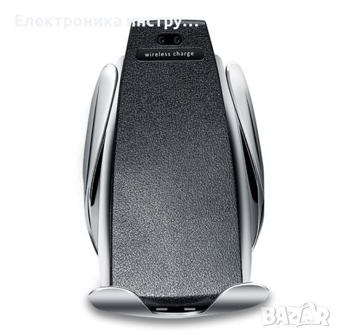 Автоматична стойка за кола S5 с бързо-безжично зареждане 10W, снимка 4 - Селфи стикове, аксесоари - 42389570
