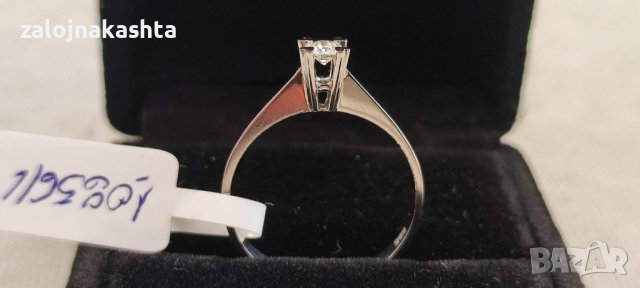 Нов Златен пръстен с брилянт-1,74гр/14кр, снимка 9 - Пръстени - 40293204