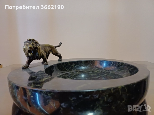 Бижутерка с бронзов лъв, снимка 4 - Декорация за дома - 52514605