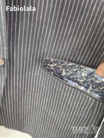 State of Art linen jacket XL, снимка 11 - Якета - 50918435