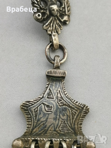 КЮСТЕК. СРЕБРО. КОВАНИ СИНДЖИРИ, снимка 10 - Антикварни и старинни предмети - 44534564