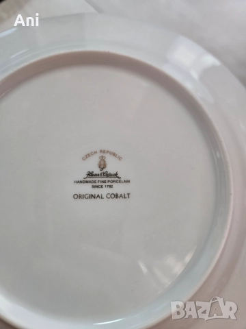 Чинии от ОРИГИНАЛЕН ЧЕШКИ КОБАЛТ, снимка 3 - Други - 52567520