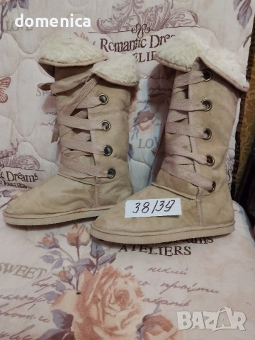 Дамски велурени ботуши, снимка 6 - Дамски ботуши - 53274611