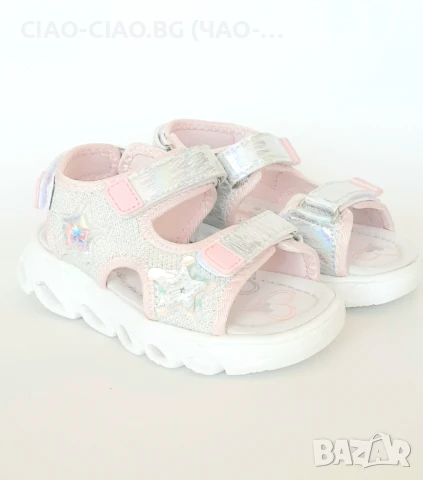 *СВЕТЕЩИ* Сандали за момиче №24-29, снимка 2 - Детски сандали и чехли - 50889938