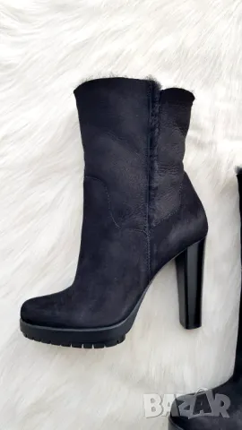 Нови дамски ботуши Calvin Klein агнешка кожа №40/41, снимка 5 - Дамски ботуши - 48288024