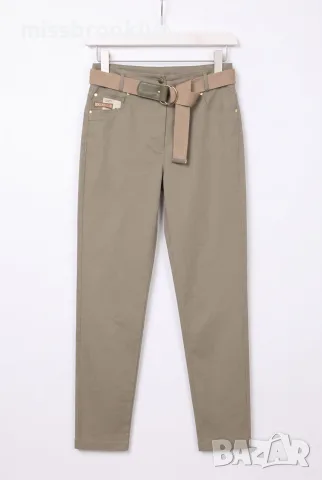 Панталон “Khaki Gravity Belt” – каки панталон с плетен колан арт.8036, снимка 5 - Панталони - 55821262