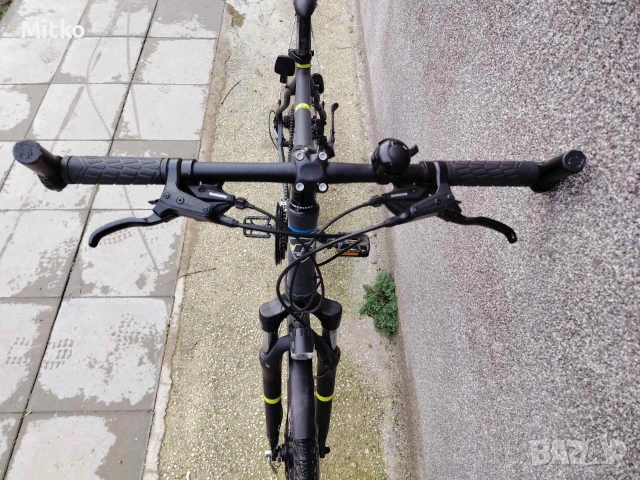 28 цола алуминиев велосипед с 21 скорости усилени капли амортисьори предни като нов , снимка 5 - Велосипеди - 53372927