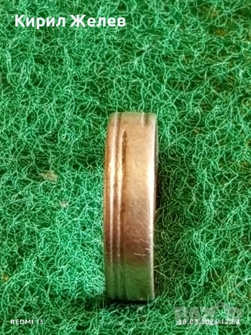 Класически модел сребърен пръстен тип халка орнаментиран стилен 46147