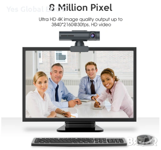 YesSmart YS7080 4K AI PTZ уеб камера, снимка 5 - Камери - 53888880